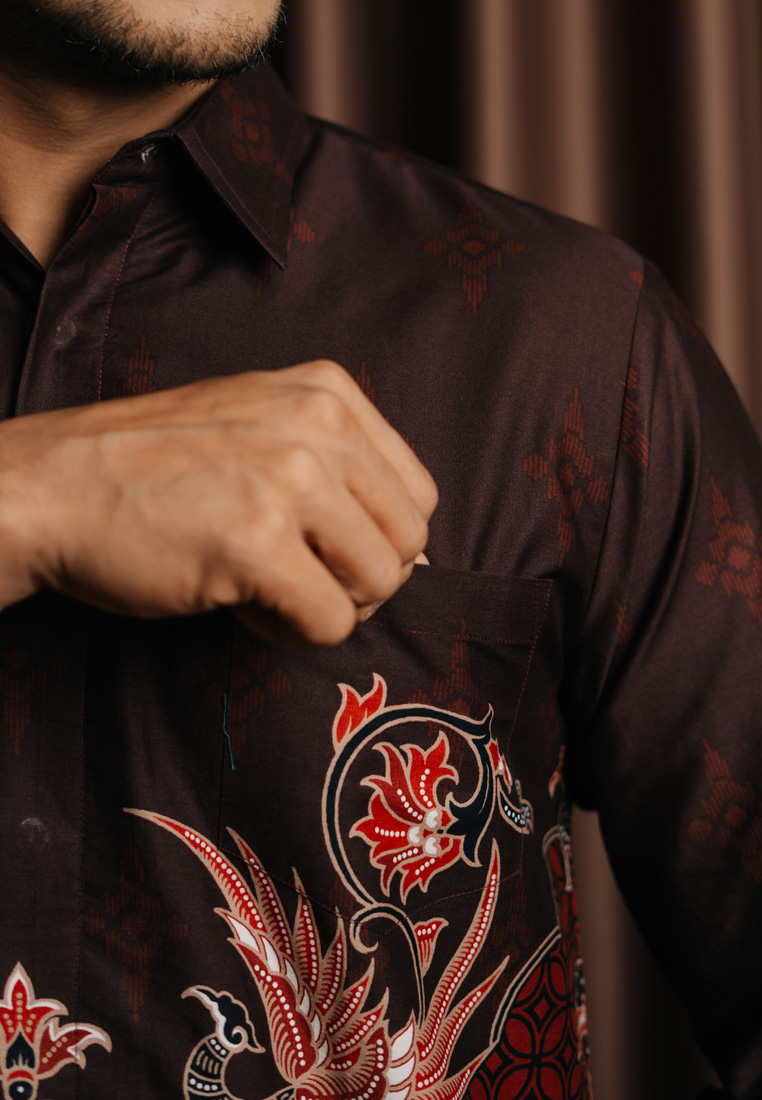 Hadinata Batik Kemeja Panjang Furing Superfine Birendra Bintari-3